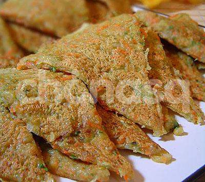 韩式杂菜煎饼菜谱图片