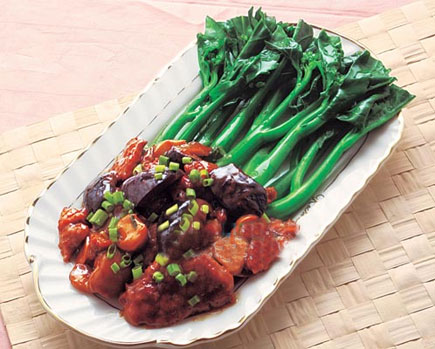 芥兰炒牛肉/芥蓝炒牛肉菜谱图片