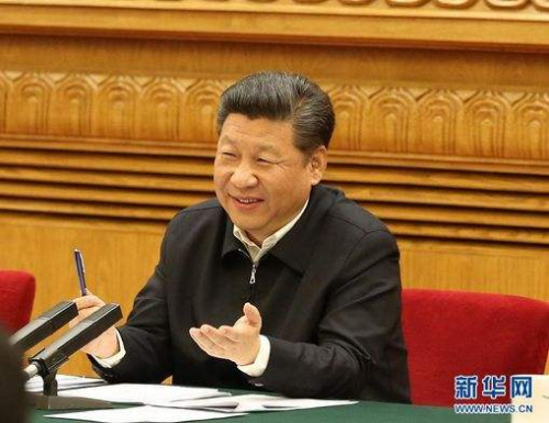 2016年4月19日，中共中央总书记、国家主席、中央军委主席、中央网络安全和信息化领导小组组长习近平在北京主持召开网络安全和信息化工作座谈会并发表重要讲话。新华社记者 马占成 摄